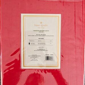 Kate Spade New York Larabee Dot 9-PC Tablecloth Set Red 60X102 in Rectangle